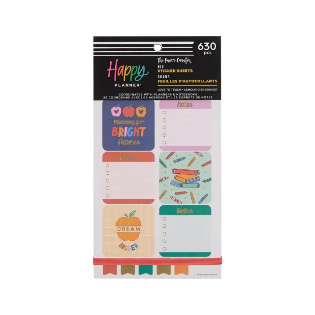 Me & my big ideas Love to Teach Big stickers value pack 630 motifs maîtresse