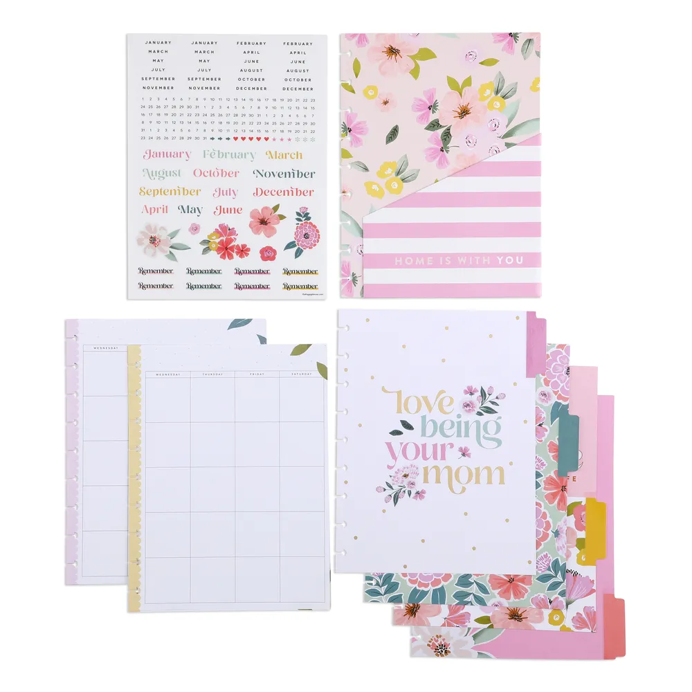 Happy Planner Mom's Fresh Bouquet extension 4 mois Classic