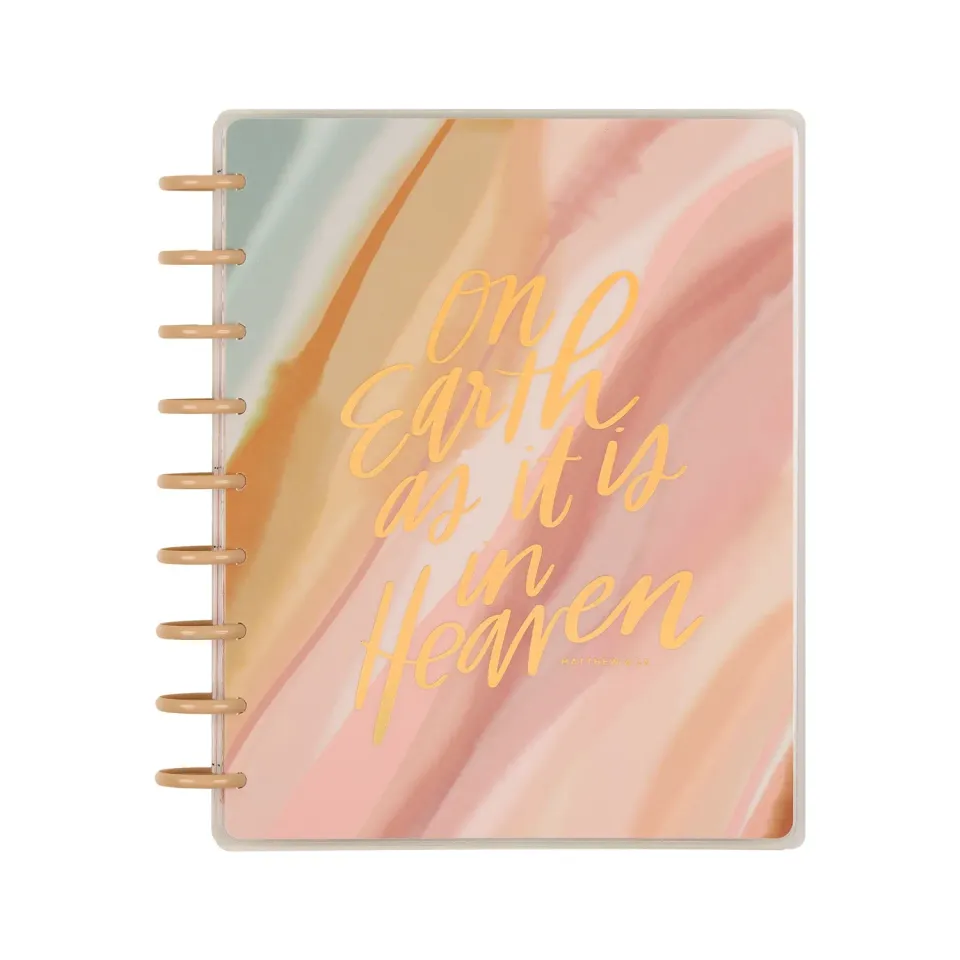 Happy Planner Watercolor Grace agenda foi 2026 Classic 12 mois