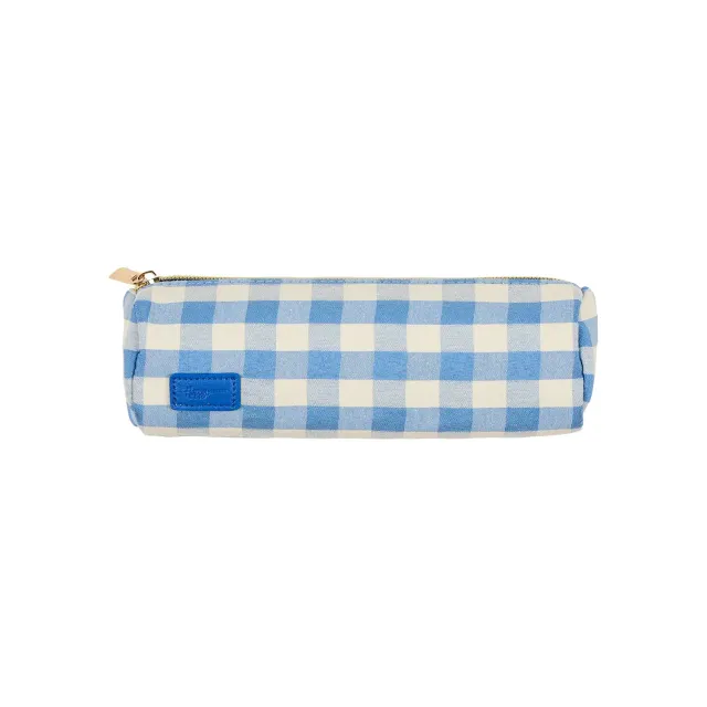 Happy Planner Country Charm trousse vichy bleu tissu