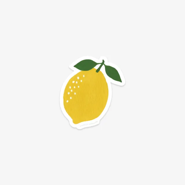 Kartotek Lemon sticker vinyle citron jaune