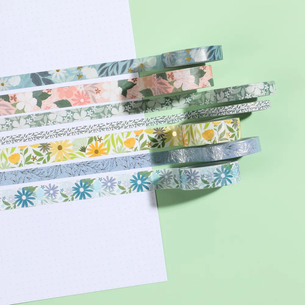 Happy Planner Floral Color Story washi tape 7 rouleaux floral