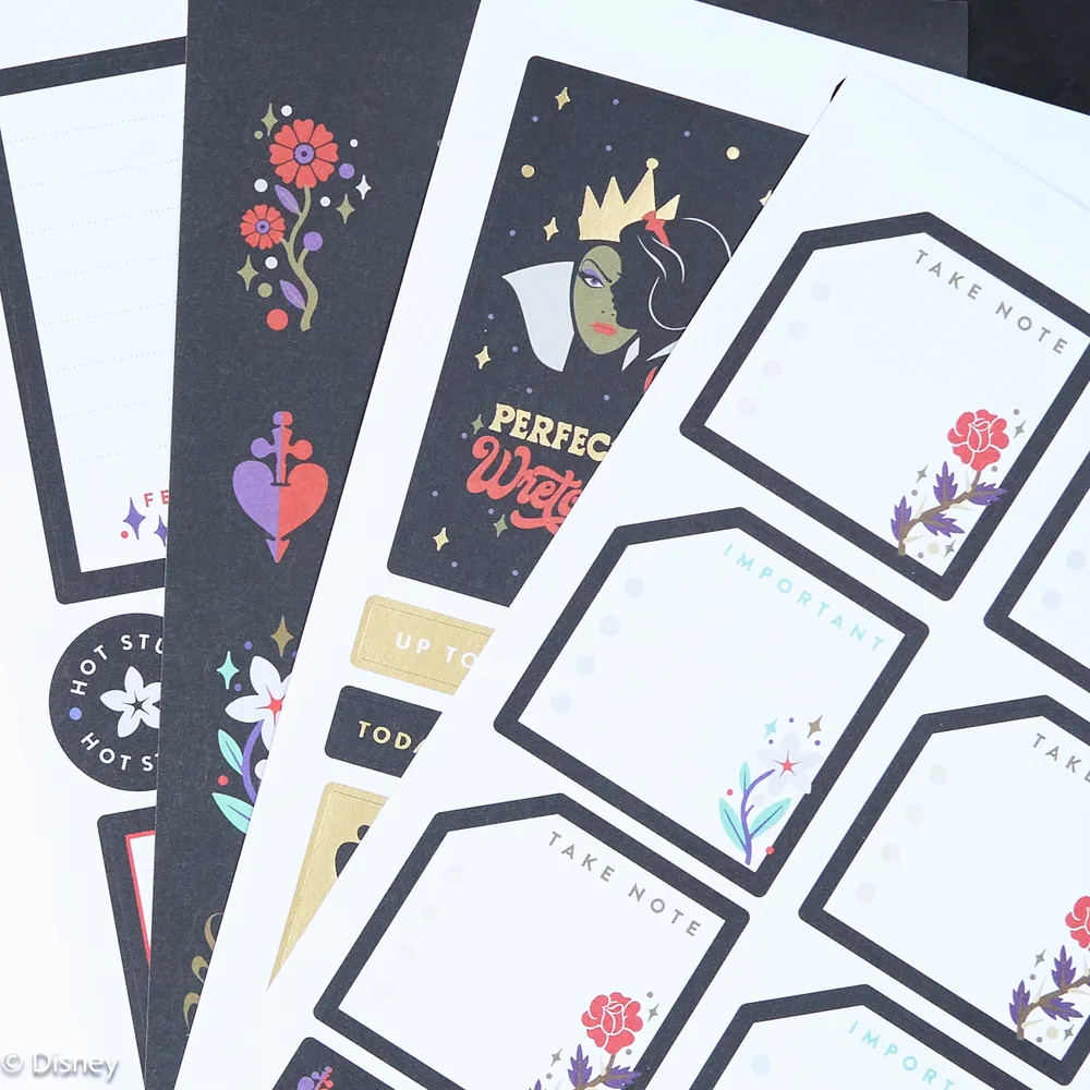 Happy Planner Disney Good vs Evil stickers Big 482