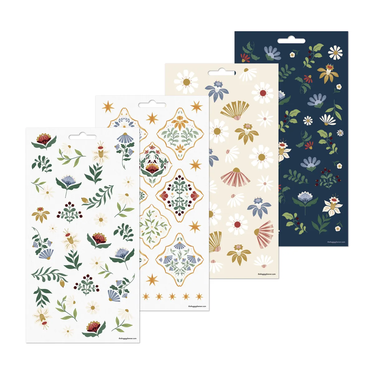 Happy Planner Forest Flowers stickers 10 planches nature
