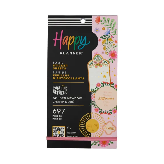 Happy Planner Golden Meadow stickers Classic 697 pièces