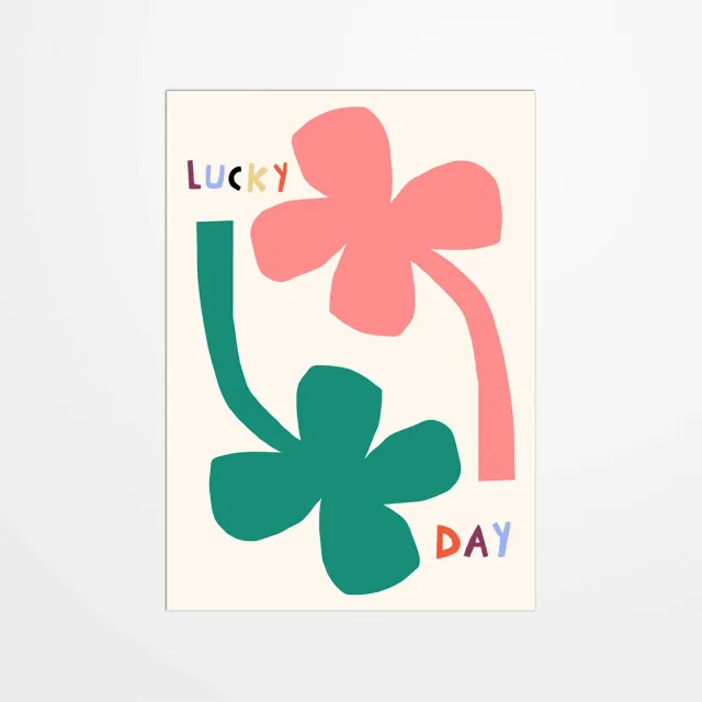 My365 Jennifer Bouron Lucky day carte postale porte-bonheur