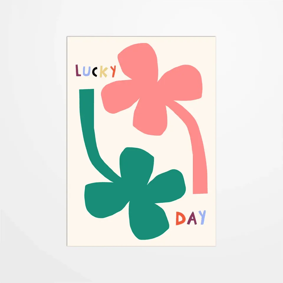 My365 Jennifer Bouron Lucky day carte postale porte-bonheur