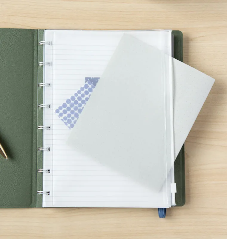 Filofax pochette zippée A5 pour notebook rangement