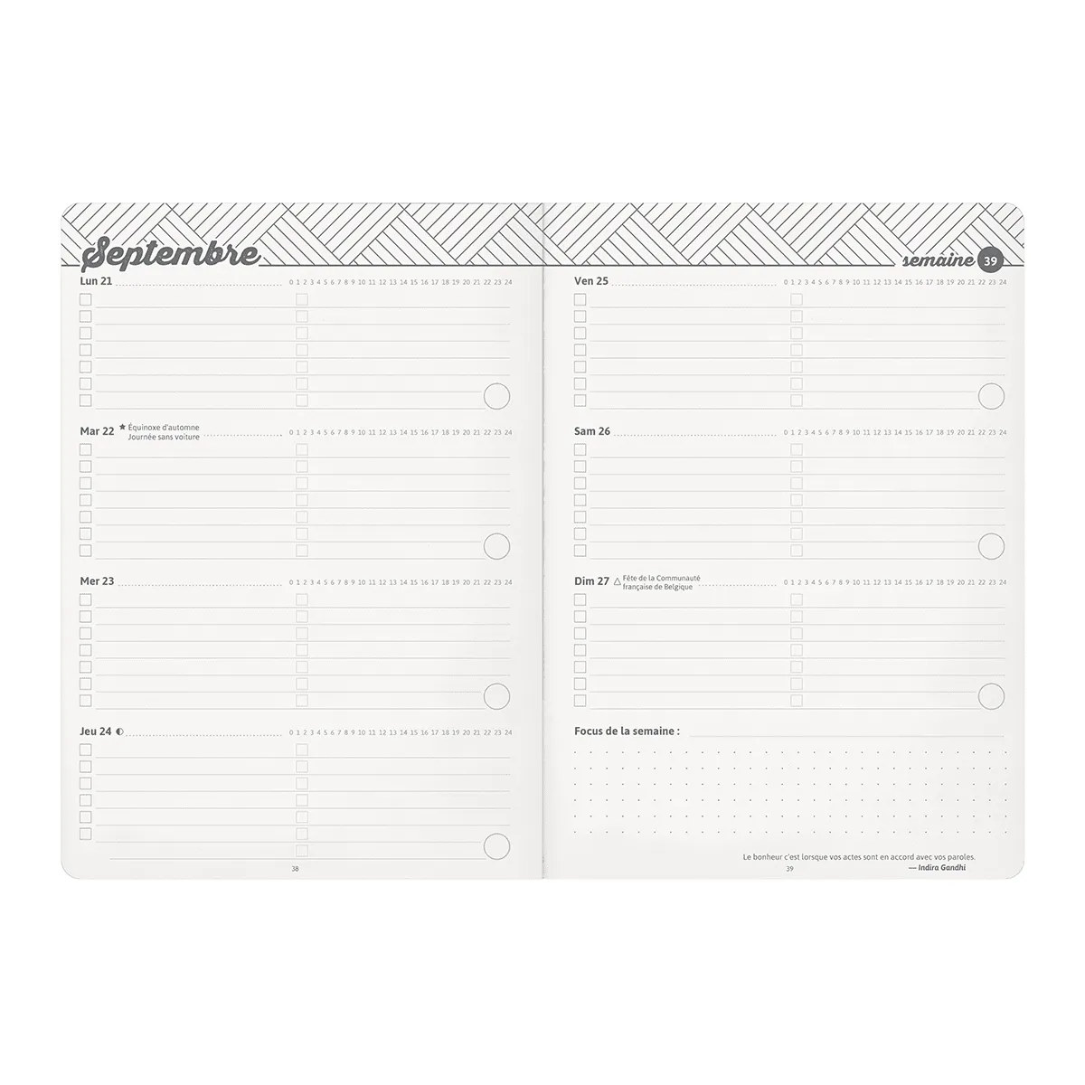 My Agenda Originale semainier 2020-2021 relié A5