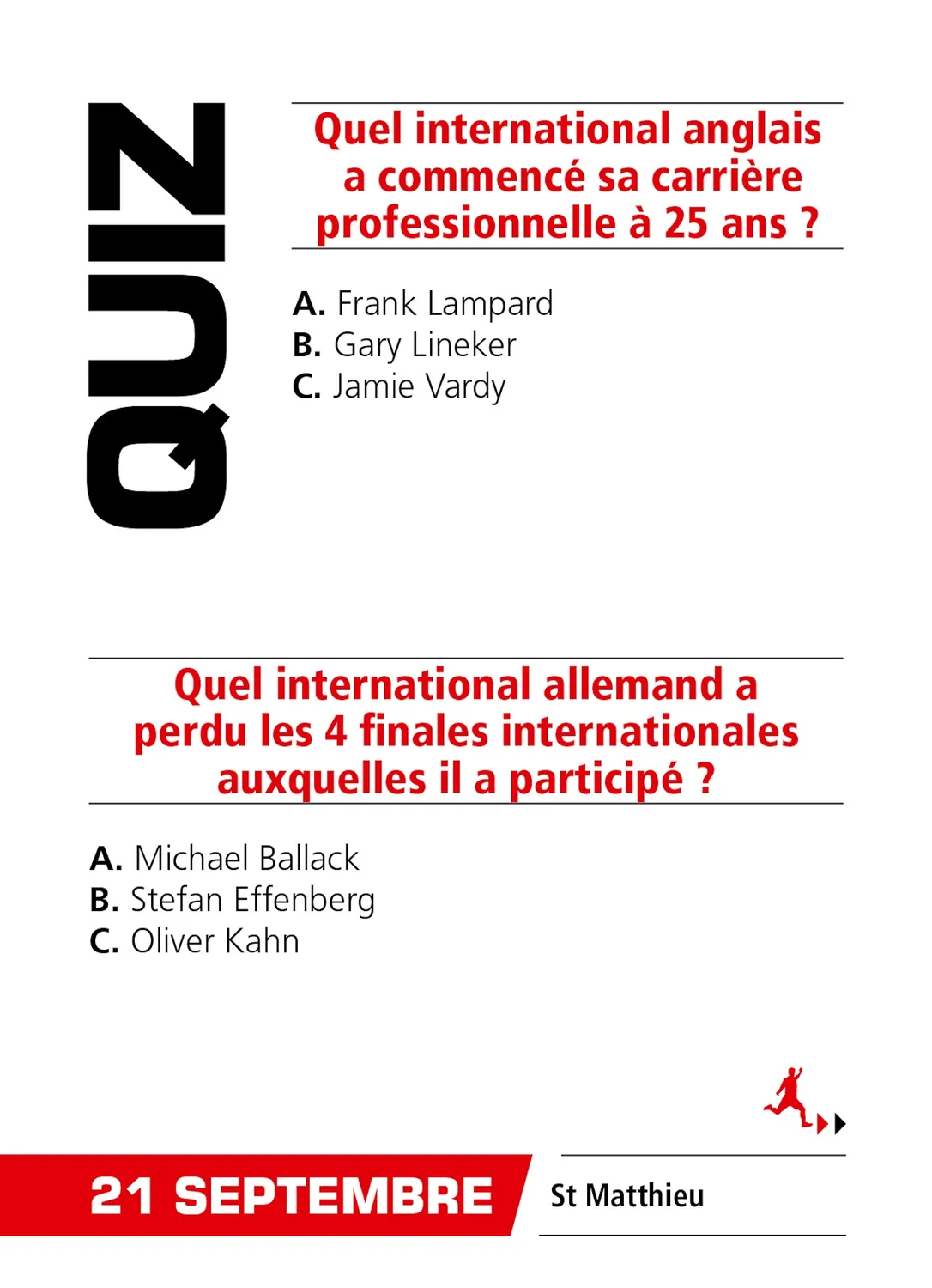 Frigobloc Passion foot Année à bloc calendrier 365 jours foot
