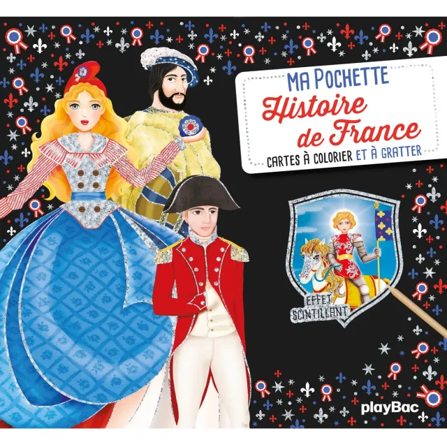 Frigobloc Histoire de France cartes à gratter 5 cartes