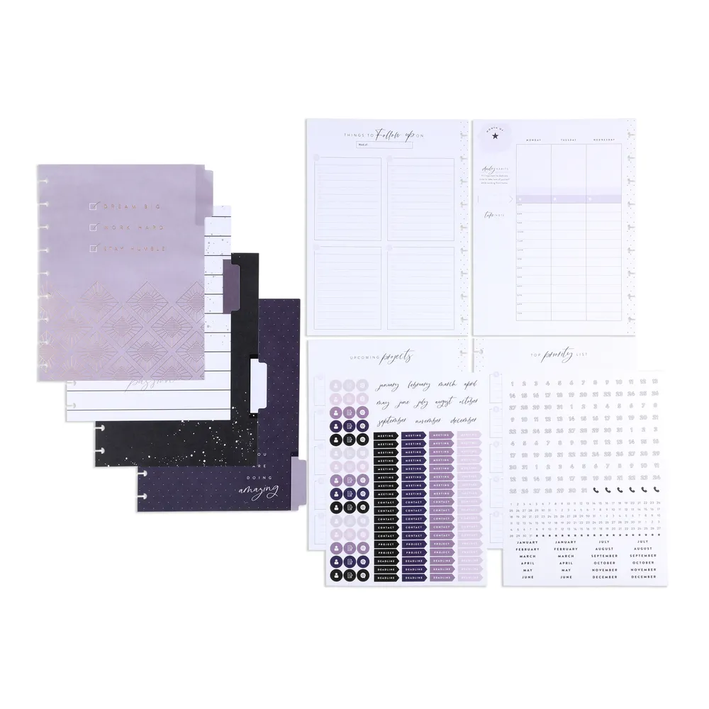 Happy Planner Girl With Goals Classic recharge horaire
