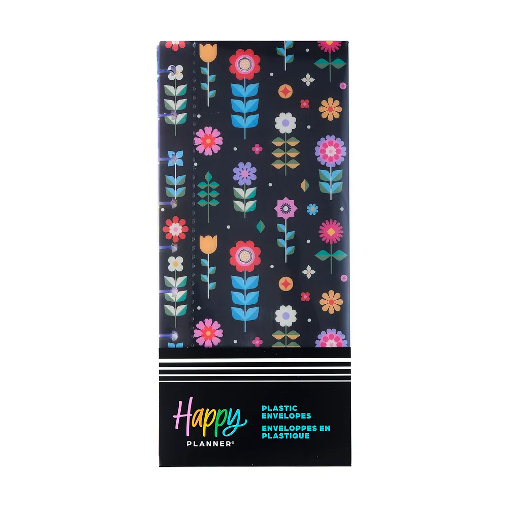 Happy Planner Brilliant Garden Classic pochettes plastique 3 pièces