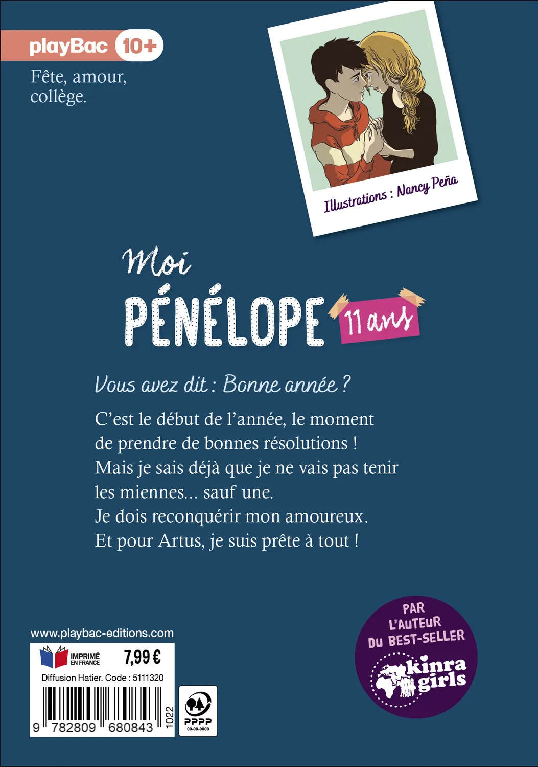 Moi Pénélope 4 Vous avez dit bonne année roman 8-12 ans