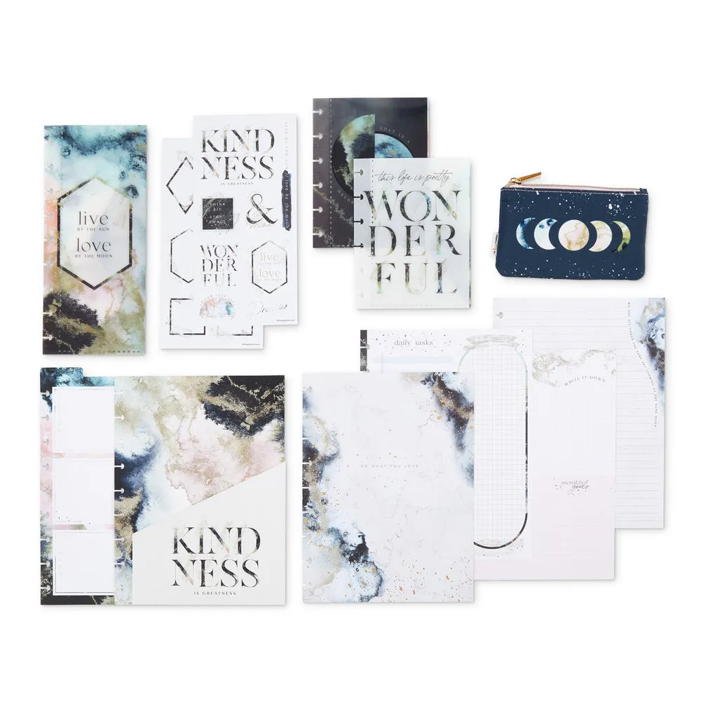 Happy Planner Cosmic Watercolor kit planner Classic galaxy