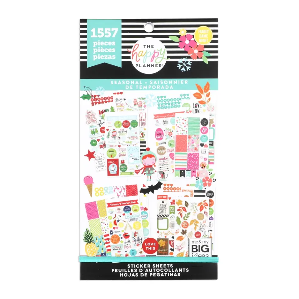Happy Planner Seasonal value pack stickers 1557 autocollants