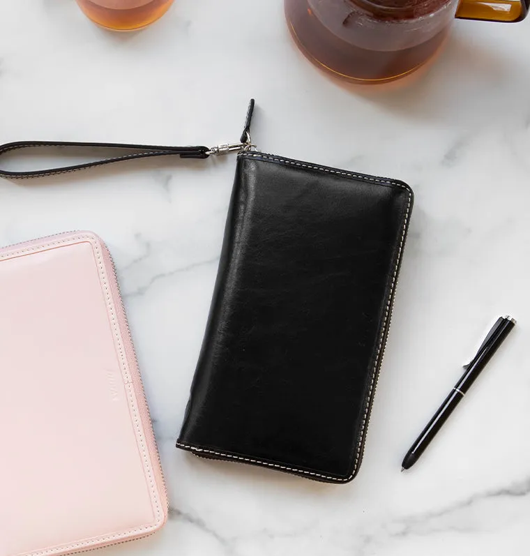 Filofax Malden Organiseur Personal zip noir