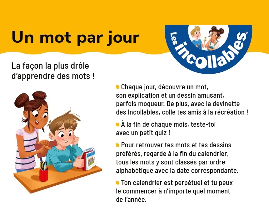 Les Incollables Un mot par jour GS 5/6 ans chevalet édition 2021