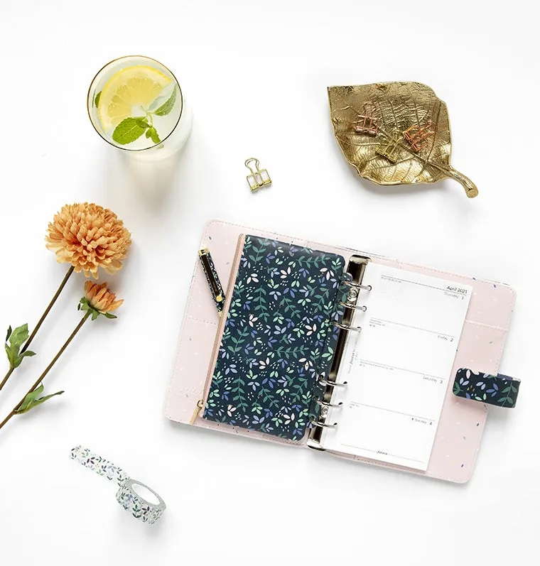 Filofax Garden pochette zippée A5 motif fleurs