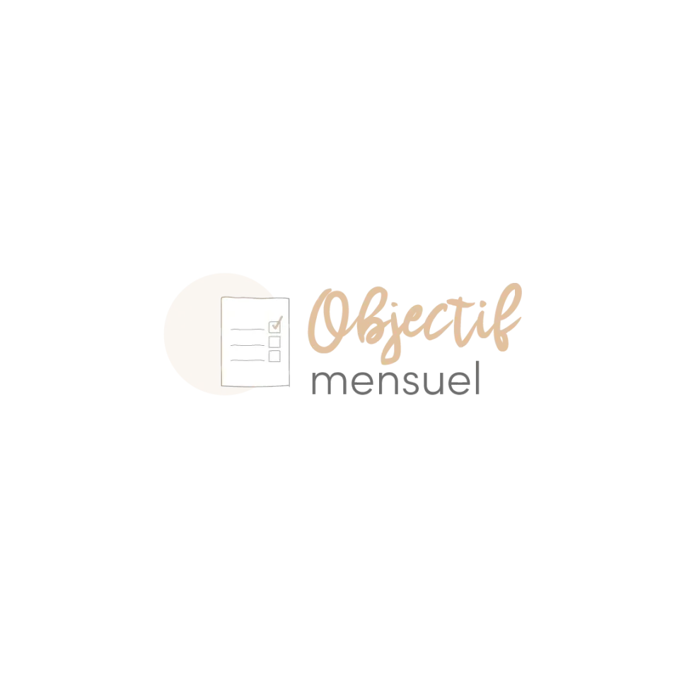 Les Belles Combines Objectif mensuel guide à imprimer