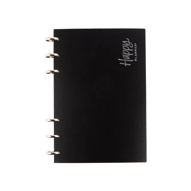 Happy Planner Frosted Black agenda bureau chevalet non daté 52 feuilles