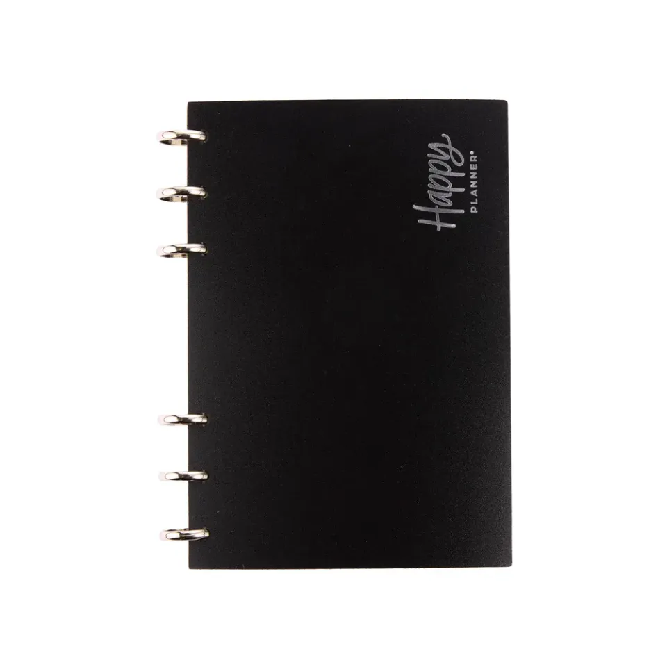 Happy Planner Frosted Black agenda bureau chevalet non daté 52 feuilles
