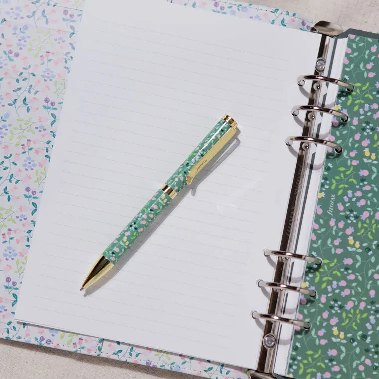 Filofax Meadow stylo bille métal 1 mm noir