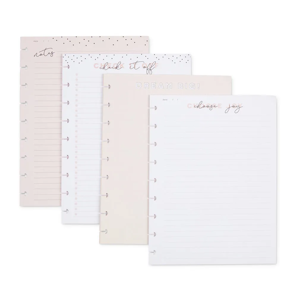 Happy Planner Everyday Essentials Neutrals papier Classic 40 feuilles