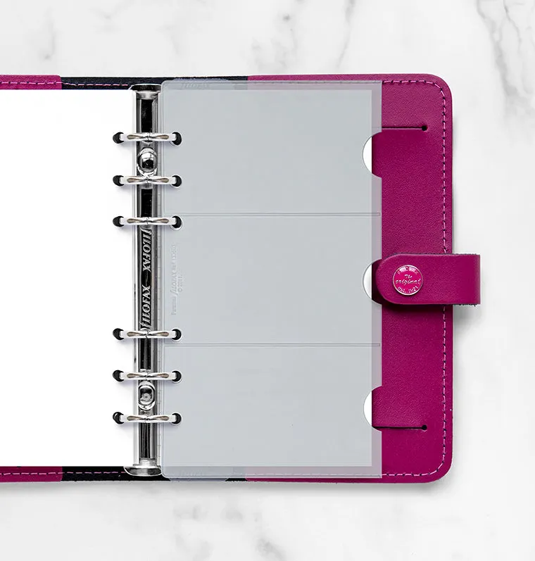 Filofax Classic porte-cartes Personal transparent