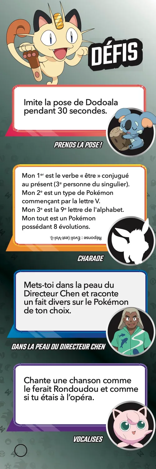 Frigobloc Les Incollables Quiz Famille Pokémon éventail