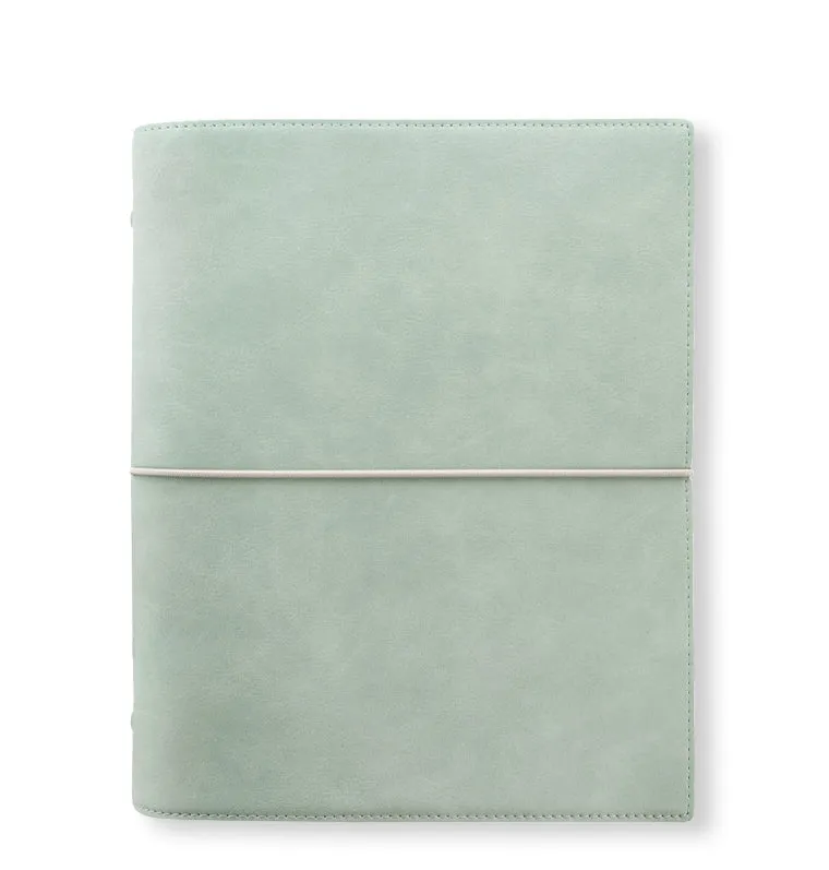 Filofax Domino Soft A5 organiseur bleu pastel élastique