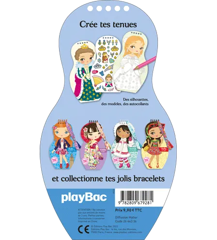 Minimiki Emma à Versailles carnet créatif stickers