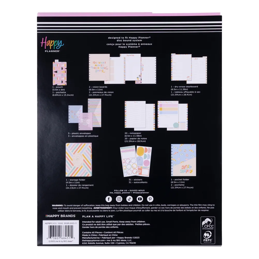 Happy Planner Boardwalk Ice Cream kit planner Big