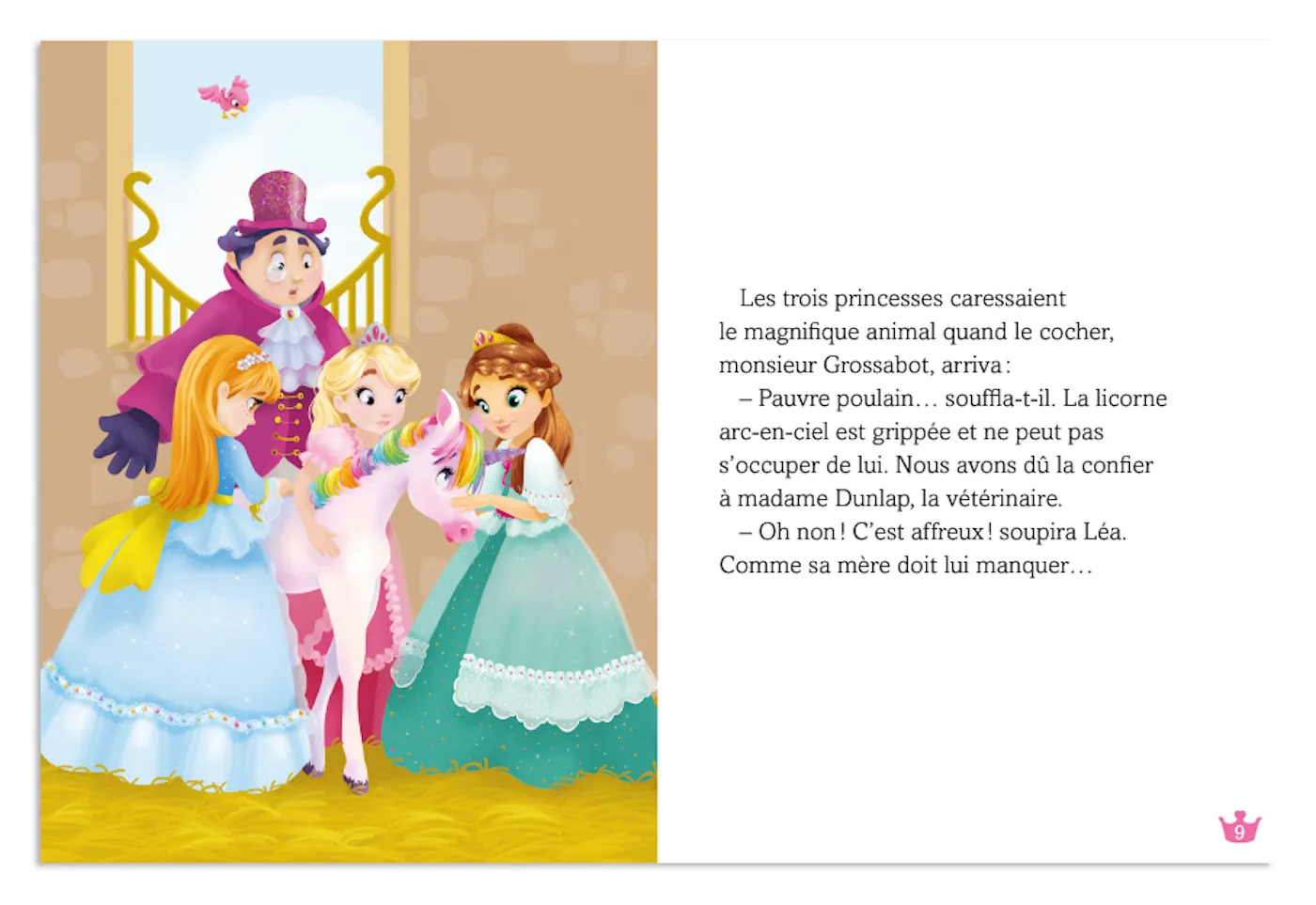 Frigobloc Une deux trois Princesses Tome 15 roman poulain