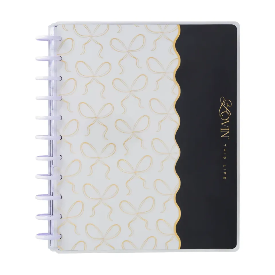 Happy Planner Sweet & Simple agenda Big non daté 12 mois noir et blanc