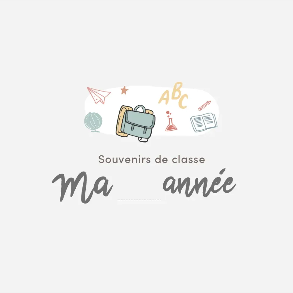 Les Belles Combines souvenirs de classe fiche à imprimer française