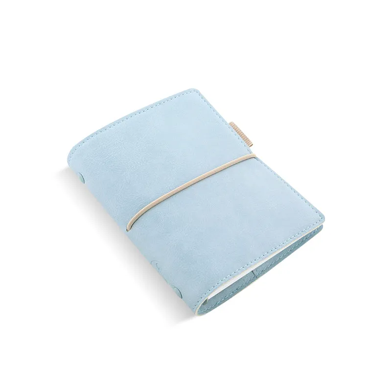 Filofax Domino Soft Pocket organiseur bleu clair similicuir