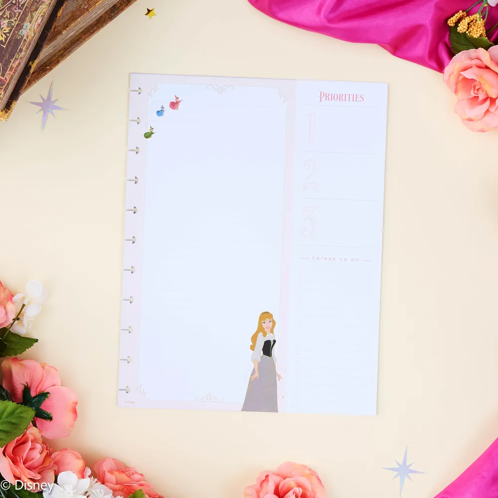 Happy Planner Disney Aurore papier Big 40 feuilles dashboard