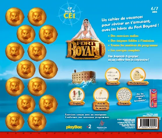 Frigobloc Fort Boyard cahier de vacances CP au CE1 été