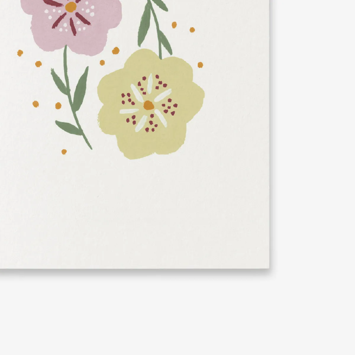 Kartotek Floral Wishes petite carte de vœux A7 fleurie