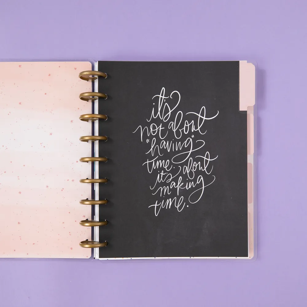 Happy Planner Go After Your Dreams journal guidé objectifs 80 pages