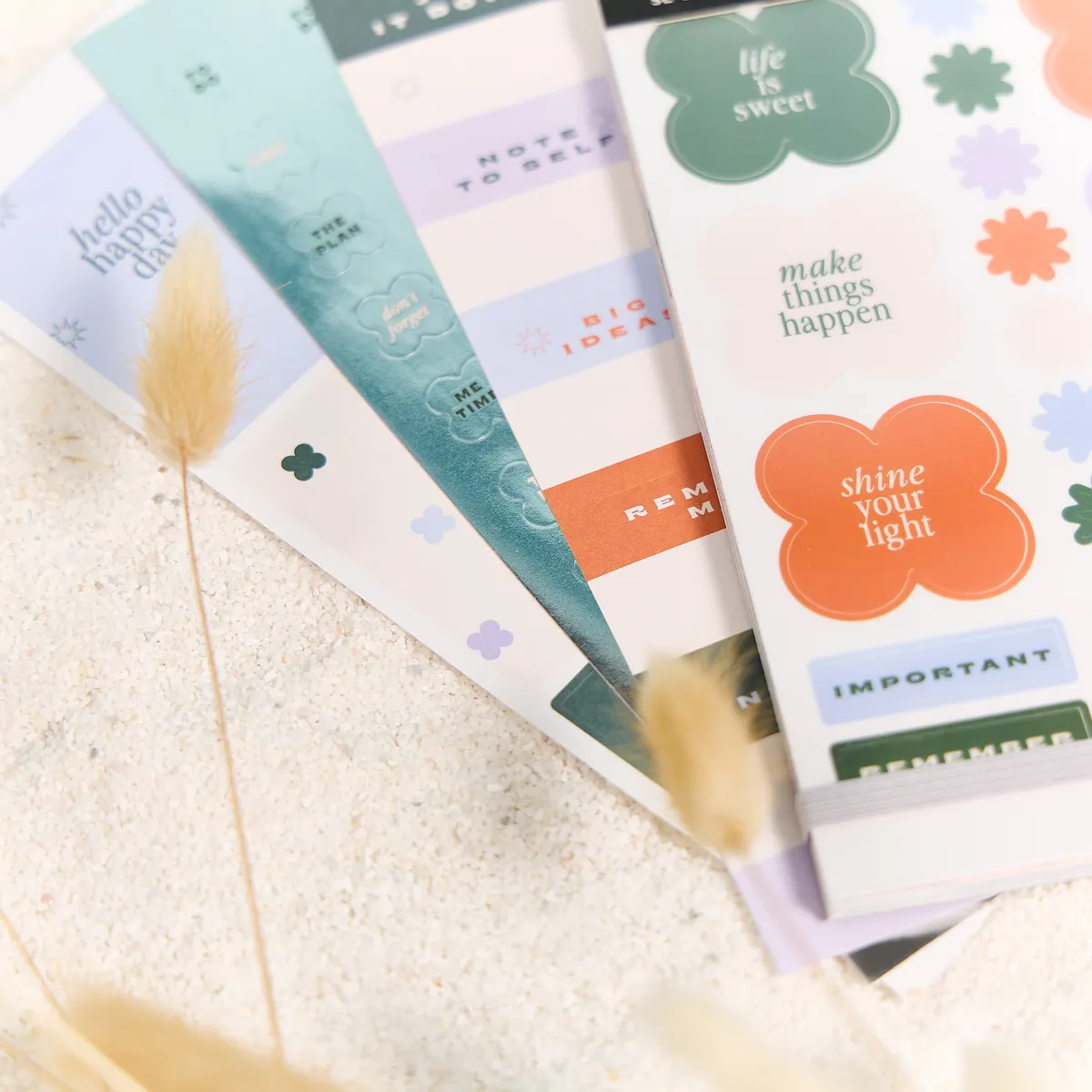 Happy Planner Soft Pop stickers Classic 30 planches 767