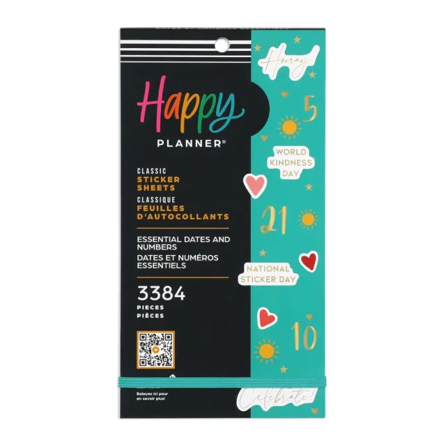Me & my big ideas Essential Dates Value Pack stickers 30 planches chiffres