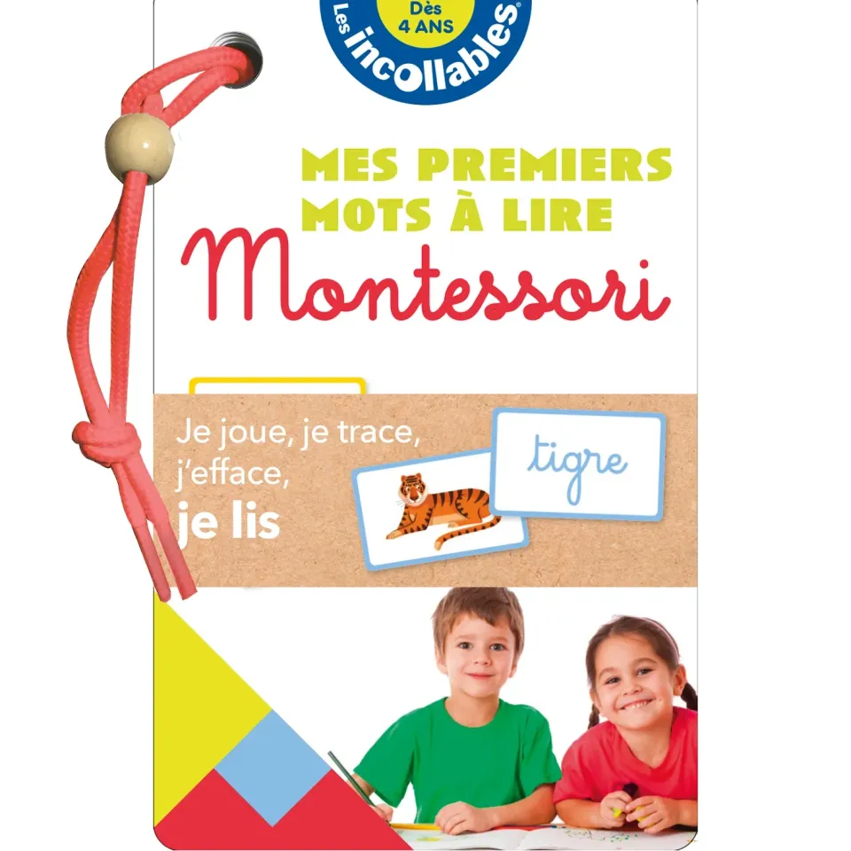 Les Incollables Éventail Montessori mes premiers mots cartes