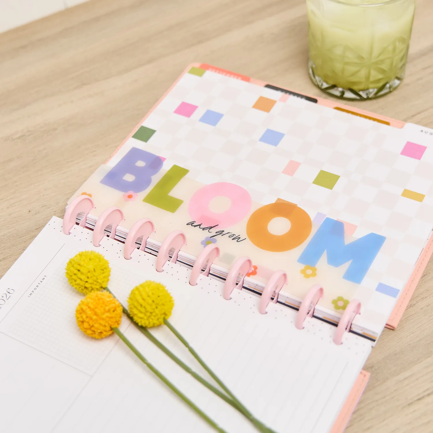 Happy Planner Bright Energy marque-pages Classic lot 2 aquarelle