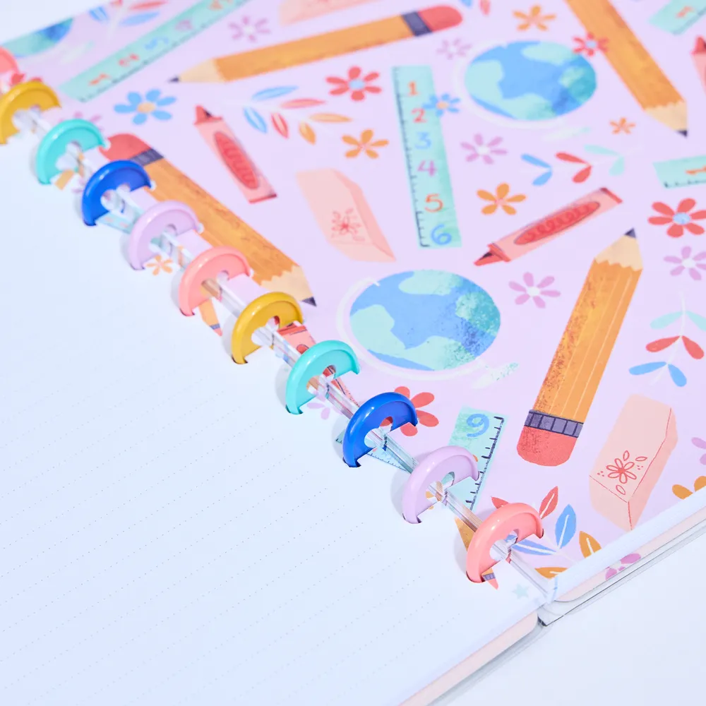 Happy Planner Classroom Brights carnet Big pointillé ligné 60