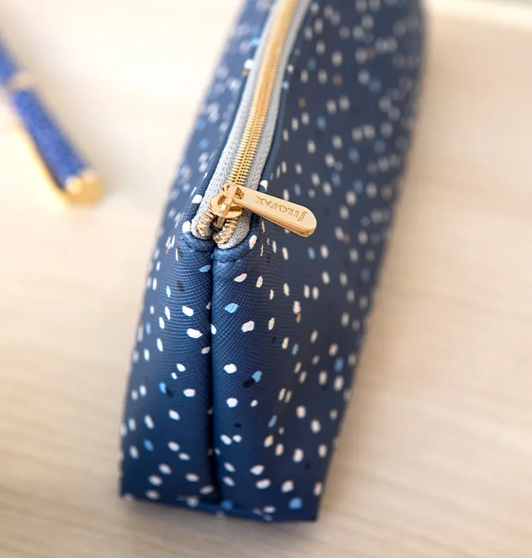 Filofax Indigo trousse à stylos Frost zippée
