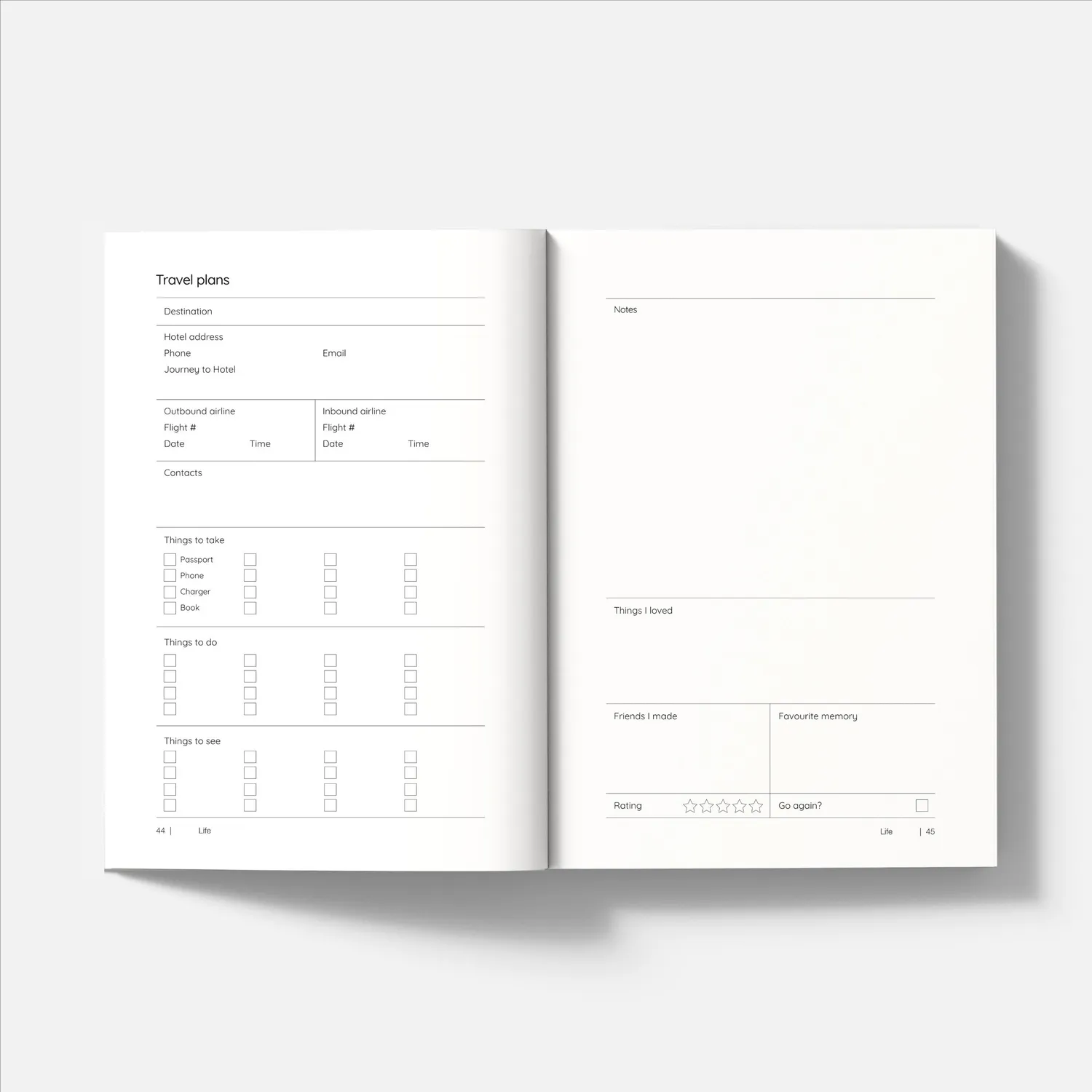 Nolki Life Book planificateur A5 188 pages