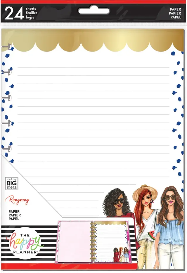 Happy Planner Rongrong papier à notes Classic 24 feuilles