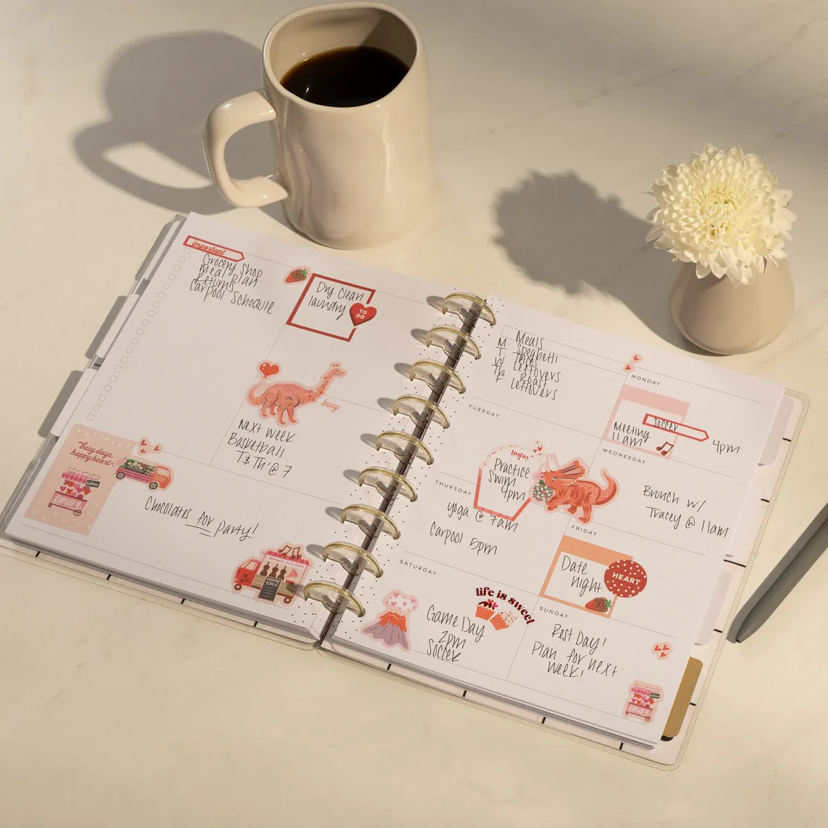Happy Planner Winter Whimsy stickers classic 30 feuilles hiver